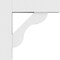 Ekena Millwork Standard Carmel Architectural Grade PVC Bracket With Block Ends, 5"W x 20"D x 20"H BKTP05X20X20CAR05 - alternate 4